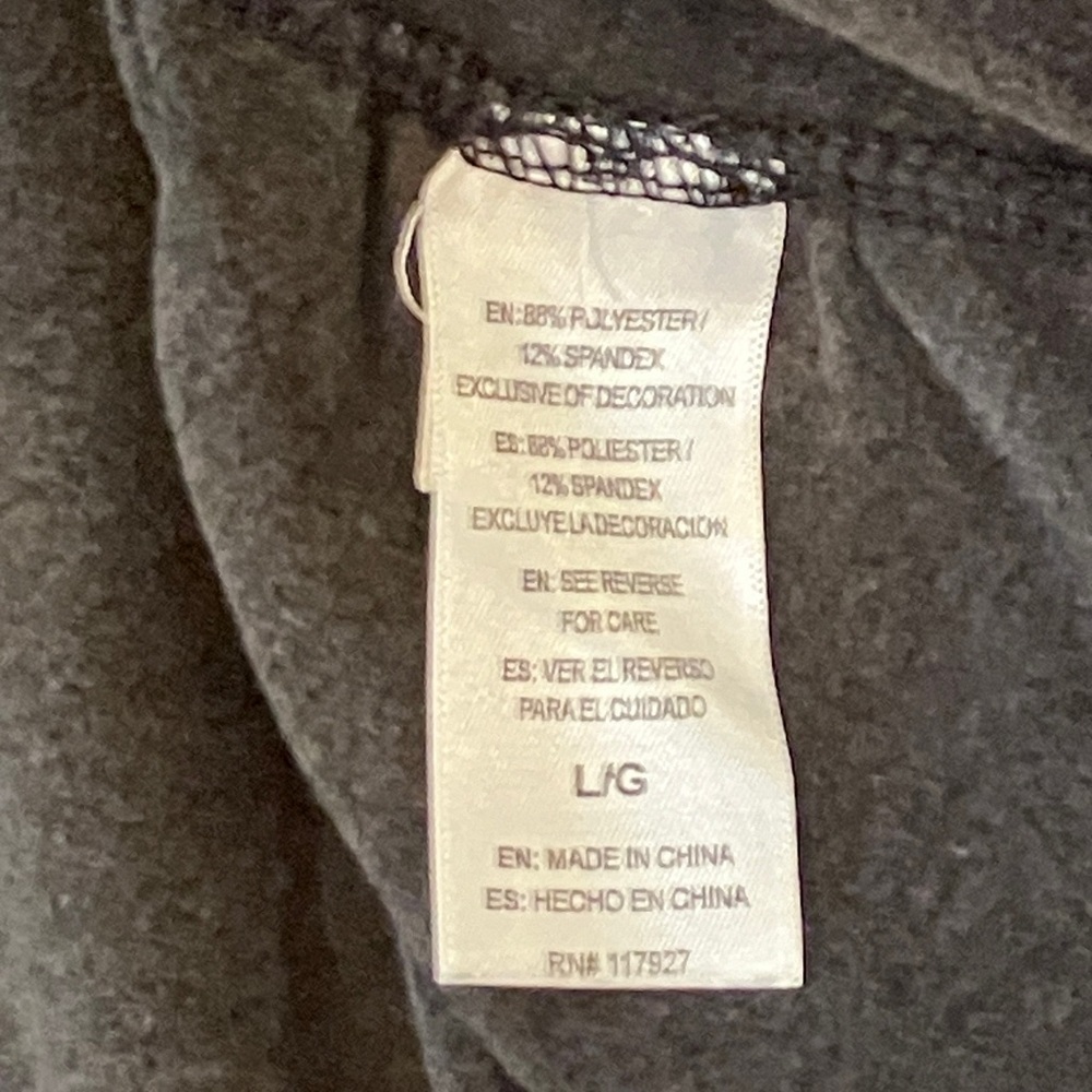 Reebok large wm’s Performance Long Sleeve Shirt / fleece sweater - Picture 9 of 16